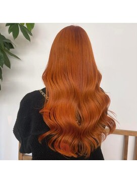 ロッソ ヘアアンドスパ 草加店(Rosso Hair&SPA) オレンジヘアスタイル