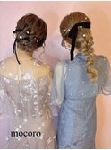結婚式ヘアセット