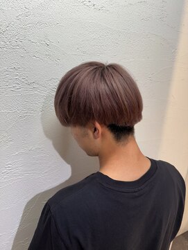 アジールヘア 池袋東口店(agir hair) メンズカットブリーチ暖色ケアミルクティーカラー池袋東口