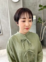 テトヘアー(teto hair) ショートヘア、マッシュショート、丸みショート、グレージュ