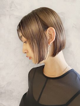 シェリー 仙台(Cherie) 20代30代40代大人可愛い髪質改善カラー肩ラインエアリーボブ