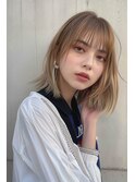 ミディアム/ハイトーン/インナー/【lana hair新宿】