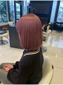 ブリーチ2回でできるピンク系カラー☆