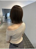 切りっぱなしボブ