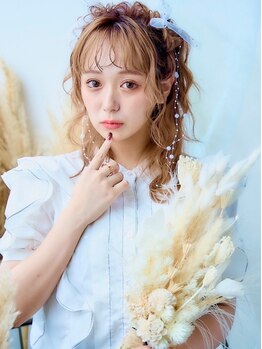 ヘアメイクサロンシャルメ(Hair Make Salon CHARMER)の写真/なんば駅5分◎[ヘアアレンジ¥1500~/ペア割¥1800~]ライブやイベントに！[推活☆ライブ用ヘアセット¥2600~]