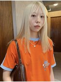 ハイレイヤー/ミディアム・ロングレイヤー/顔周り・フェイス20代