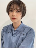 大人ショートボブショートカットマッシュショート前髪あり