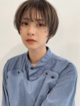 エアー 青山(AIR) 大人ショートボブショートカットマッシュショート前髪あり