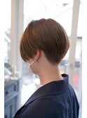 【SHARON】マロンブラウン×刈り上げショート