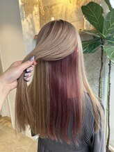 オリーブグリーン シャドールーツ チョコレートブラウン サイドポニー ヘイリーボブ ココアグレージュ