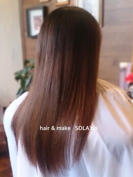ソラティオ(SOLA'tio)の写真/〈福間駅前〉SOLA'tioで髪質改善！強いクセの方×とれやすい方×もちの良い美しいストレートヘアが叶う☆