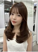 ブリーチなしで作る柔らかグレージュ艶感たっぷり