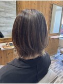 ハイライト×グレージュ