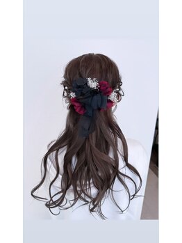 アグ ヘアー ラプロウ 粉河店(Agu hair lapereau)の写真/卒業式ヘアセット