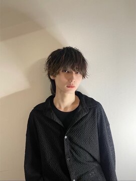 ワンズナゴヤ 名古屋栄店(ONE's NAGOYA) フェザーパーマブルーブラックスパイキーショートスペインカール