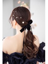 HairSetSalonCHARMER三宮店　【7月上旬OPEN予定】&nbsp;結婚式や前撮りに◎キレイめローポニー