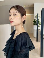 ヘア アンド メイク アートレス(Hair and Make Art less)&nbsp;結婚式ヘアセット【大人タイトシニヨン】