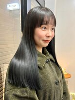 ヌープヘアーアイス(NUUP.hair ici)&nbsp;秋カラー！うるツヤ！暗めオリーブ