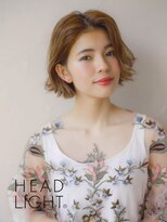 アーサス ヘアー デザイン たまプラーザ店(Ursus hair Design by HEADLIGHT) *Ursus hair*　ハイトーン×切りっぱなしボブ