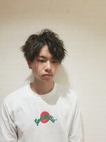 レイフィールド 浜町観光通り店(RAY Field) ツイストパーマ×ブロックスタイル