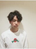 ツイストパーマ×ブロックスタイル