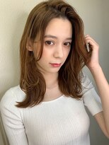 マリアバイアフロート(Maria by AFLOAT)&nbsp;【山田】かきあげバングくびれ外ハネ小顔レイヤー