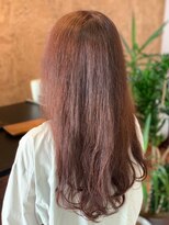 アークスヘアー&nbsp;大人かわいいデザインカラー♪透明感ピンクラベージュ