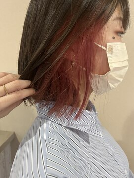ヘアーアートミュージアム(Hair Art Museum) イヤリングローズピンク♪