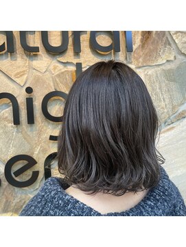 ナチュラルハイセンス 本店(natural high sense) ボブ×グレージュカラー☆ 似合わせカット/町屋駅