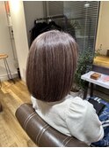 【知野】白髪ぼかしハイライト×ボブ