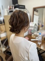 ロカット サロン(Roquat Salon)&nbsp;シニヨンアップアレンジ【ヘアセット/立川/立川南/浴衣/早朝】