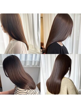 ミント 鳳(Mint.) 20代30代40代髪質改善カラーミルフィーユ透明感耳掛け小顔