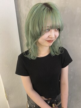ソイ コンク 下北沢(soi conc) mint green/layer