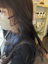 オーパスアミカ(OPUS AMICA)&nbsp;まだまだ人気のインナーカラー×マリンブルー