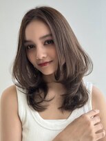 Cote 美髪/ダークアッシュ/セミディ/シアーカラー/レイヤーヘア