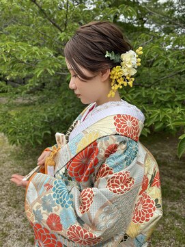 ヘアメイク マリア 福岡天神西通り(hair make MARIA) ブライダル×ゆるふわアップ