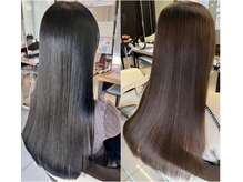 SNSで人気沸騰中の【髪質改善】酸性ストレートできます！