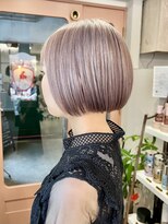 ウルア 吉祥寺店(ULUA)&nbsp;☆いま人気のピンク系☆ホワイトピンクベージュ☆ハイトーンボブ