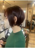 丸みショートボブ