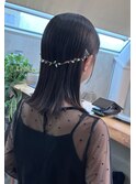 お呼ばれヘア ツルッとストレートでおしゃれに