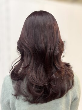 アリュウル 表参道(ALLURE) ダークパープル×レイヤーカット◎佐藤