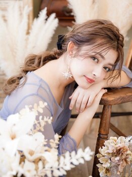 ヘアメイクサロンシャルメ(Hair Make Salon CHARMER)の写真/難波5分！[ヘアアレンジ¥1500~/推し活☆ヘアセット¥2600~/ヘアセット+フルメイク¥7500~]結婚式やライブに◎