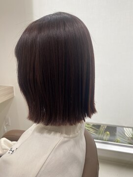 メリア(meria) タッセルボブ/ピンクブラウン