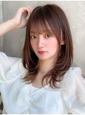 【福岡初出店☆AFLOAT 福岡】小顔前髪ありくびれレイヤーカット