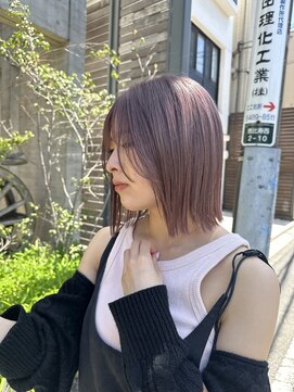 ソルトウォーター(SALT WATER) ピンクラベンダー　タッセルボブ