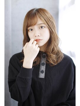 シュシュット(chouchoute) ミニウルフホワイトグレージュデジタルパーマチェリーブラウン95
