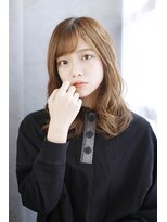 シュシュット(chouchoute) ミニウルフホワイトグレージュデジタルパーマチェリーブラウン95