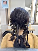 【ヘアセットサロンfirst】ふんわりミディアムツインテール♪
