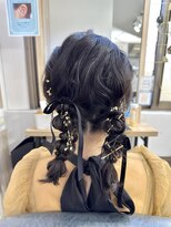 ファースト 祇園本店(first)&nbsp;【ヘアセットサロンfirst】ふんわりミディアムツインテール♪