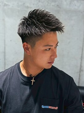 メッツ 原宿(METS) MEN'S/束感ベリーショート×フェード/短髪/ビジネスパーソン向け